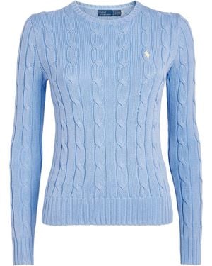 Polo Ralph Lauren Cotton Cable-Knit Jumper - Blue