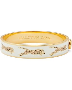Halcyon Days Plated Leopard Bangle - Metallic