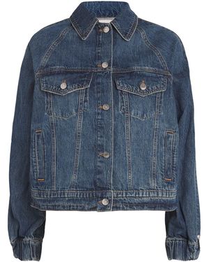 Jonathan Simkhai Zip-Detail Amie Denim Jacket - Blue