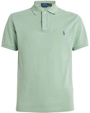 Polo Ralph Lauren Cotton Mesh Slim-Fit Polo Shirt - Green