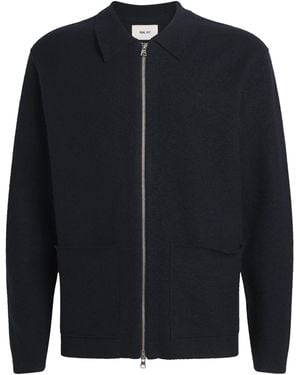 NN07 Wool Jonas Overshirt - Blue