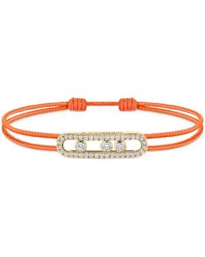 Messika Care(S) And Diamond Pavé Bracelet - Red