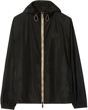 Burberry Check Tape Jacket - Black