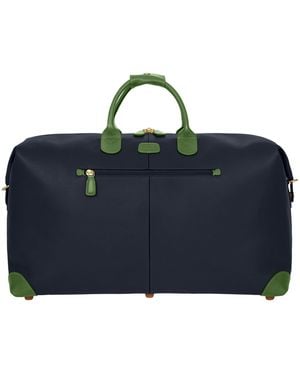 Bric's Leather Bellagio Holdall - Blue