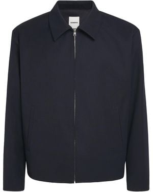 Sandro Lightweight Zipped Jacket - Blue