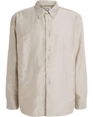 Our Legacy Embroidered Floral Beyond Shirt - Natural