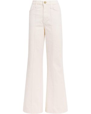 Rag & Bone Skylar High-Rise Flared Jeans - White
