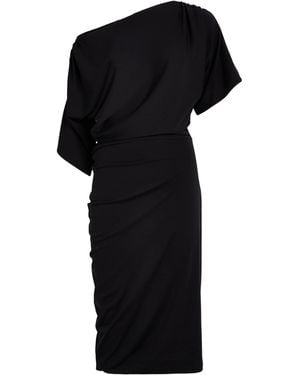 Wolford Fluid Drape Midi Dress - Black