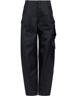 Alaïa Taffeta Cargo Pants - Black