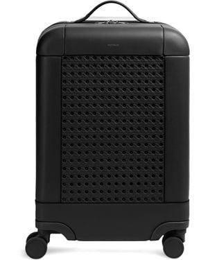 Aviteur Leather Carry-On Suitcase - Black