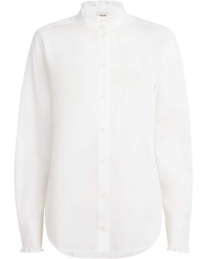 ME+EM Cotton-Blend Impossibly Soft Shirt - White