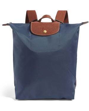 Longchamp Medium Le Pliage Original Backpack - Blue