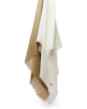 Weekend by Maxmara Wool Gradient Scarf - Metallic
