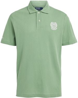 Polo Ralph Lauren X Wimbledon Cotton Mesh Polo Shirt - Green