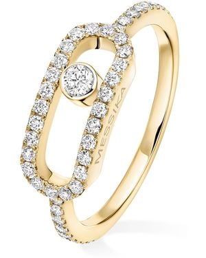 Messika Move Uno Large And Diamond Ring - Metallic