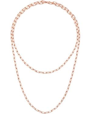 Cartier Small Santos De Long Chain Necklace - White