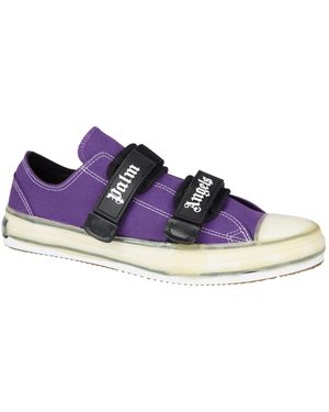 Palm Angels Vulcanized Touch-strap Trainers - Purple
