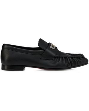 Christian Louboutin Mocallista Leather Loafers - Black