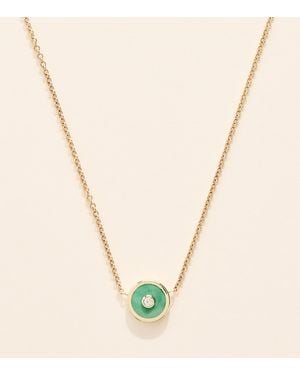 Retrouvai And Compass Necklace - Natural