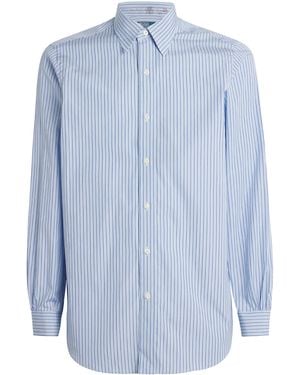 Polo Ralph Lauren X Thomas Mason Cotton Regent Stripe Shirt - Blue