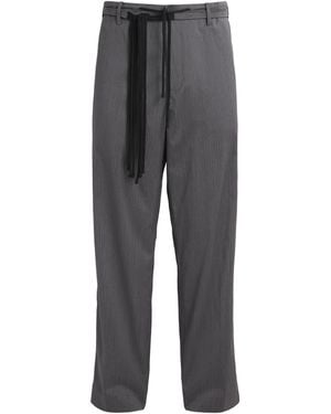 Craig Green Wool-Blend Pinstripe Trousers - Grey