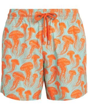 Vilebrequin Jellyfish Dance Moorise Swim Shorts - Orange