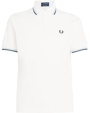 Fred Perry Twin Tipped Polo Shirt - White