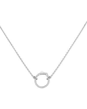 Repossi And Diamond Antifer Pendant Necklace - Metallic