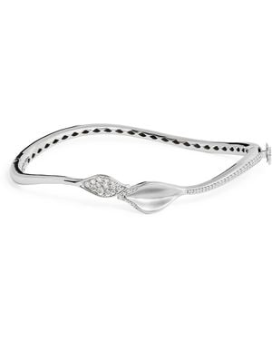 BeeGoddess And Diamond Secret Garden Gloria Cuff - White