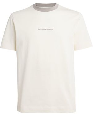 Emporio Armani Cotton Logo T-Shirt - White