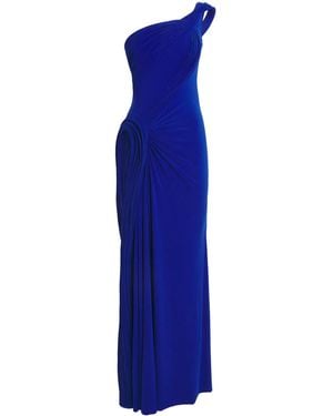Gaurav Gupta One-Shoulder Nova Gown - Blue