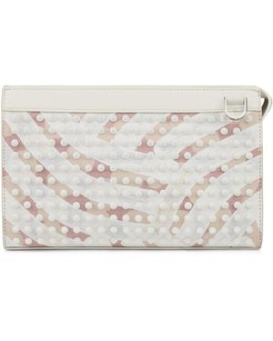 Christian Louboutin Funky Printed Cross-Body Bag - Grey