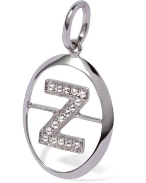 Annoushka And Diamond Initial Z Pendant - Metallic