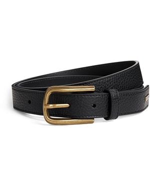 Emporio Armani Leather Belt - Black
