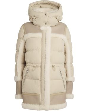 Mackage Shearling-Trim Lilibeth Parka - Natural