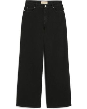 Weekend by Maxmara Wide-Leg Jeans - Black