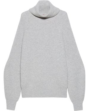MAX&Co. Wool-Cashmere Rollneck Sweater - Grey