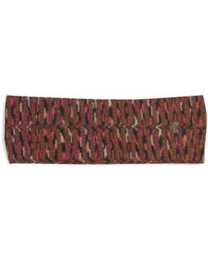 Missoni Wide Zigzag Headband - Brown
