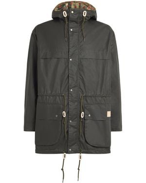 Barbour X Paul Smith Durham Waxed Jacket - Grey