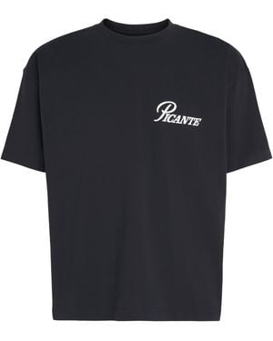 Picante Organic Cotton Record T-Shirt - Black