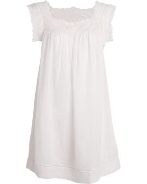 Doen Organic Cotton Almadia Mini Dress - White