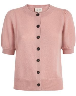 ME+EM Cashmere Cardigan - Pink