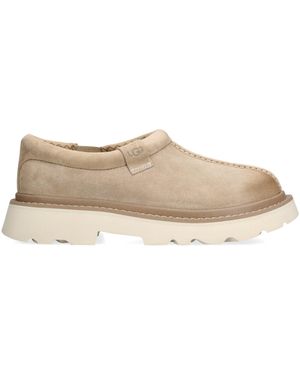 UGG Suede Tasman Lug Slippers - Natural