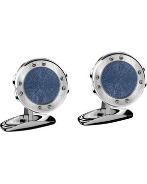 Chopard Stainless Steel Alpine Eagle Cufflinks - Blue