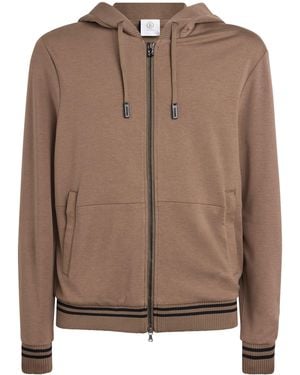Bogner Zip-Up Forest Hoodie - Brown