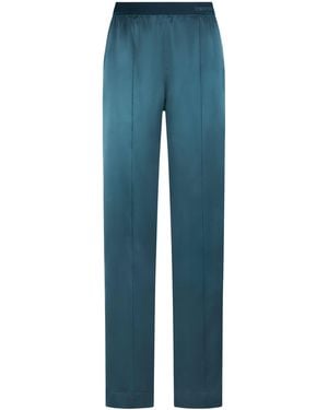 Tom Ford Silk Satin Pajama Pants - Blue