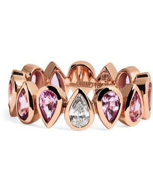 SHAY And Sapphire Eternity Ring - Pink