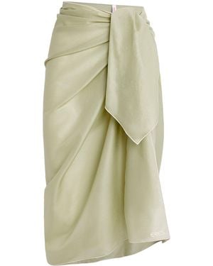 Eres Cotton Voile Cabine Pareo - Green