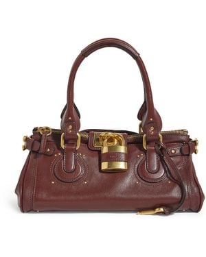 Chloé Leather Paddington Shoulder Bag - Brown