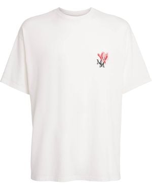 Maison Margiela Cotton Embroidered Logo T-Shirt - White